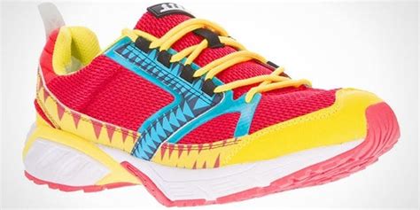 colorful athletic shoes